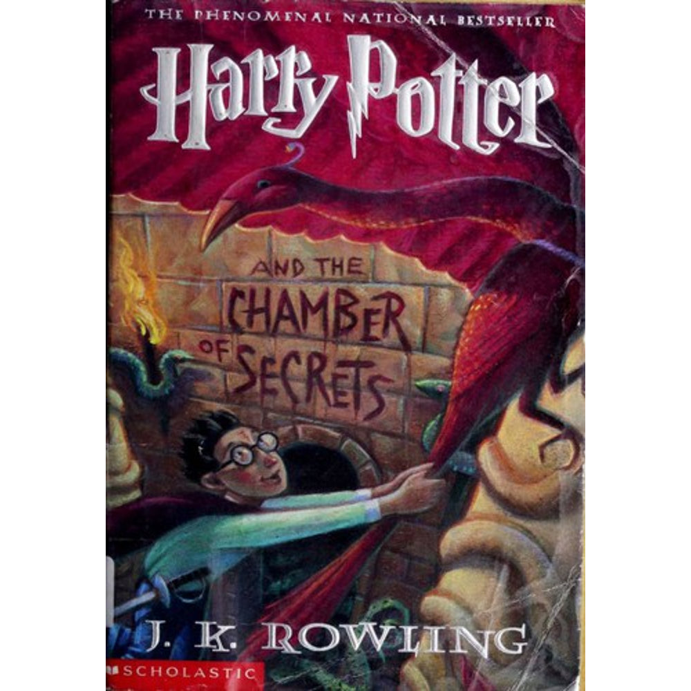 Harry Potter and the Chamber of Secrets by J. K. Rowling book cover