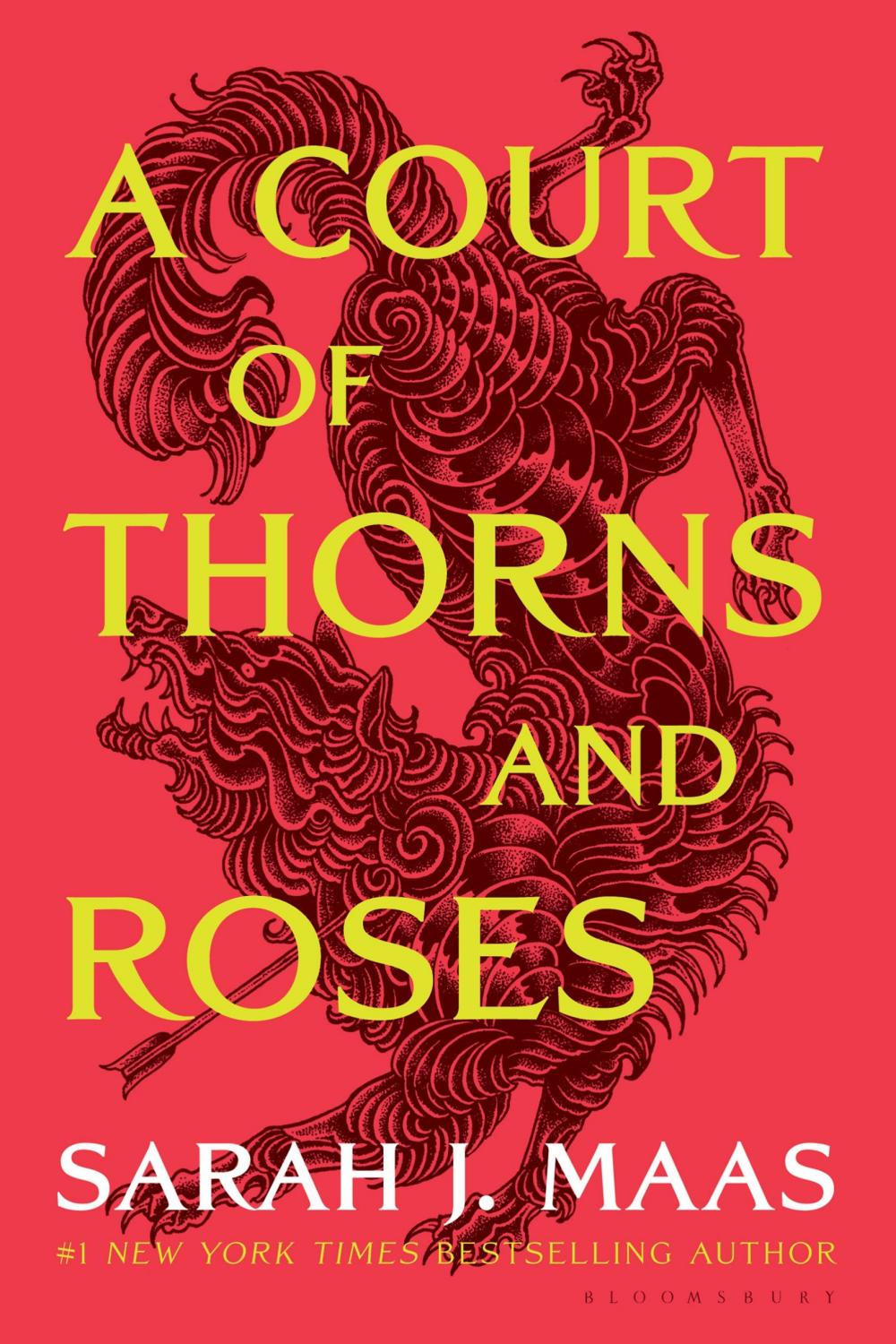 A Court of Thorns and Roses by Sarah J. Maas book cover