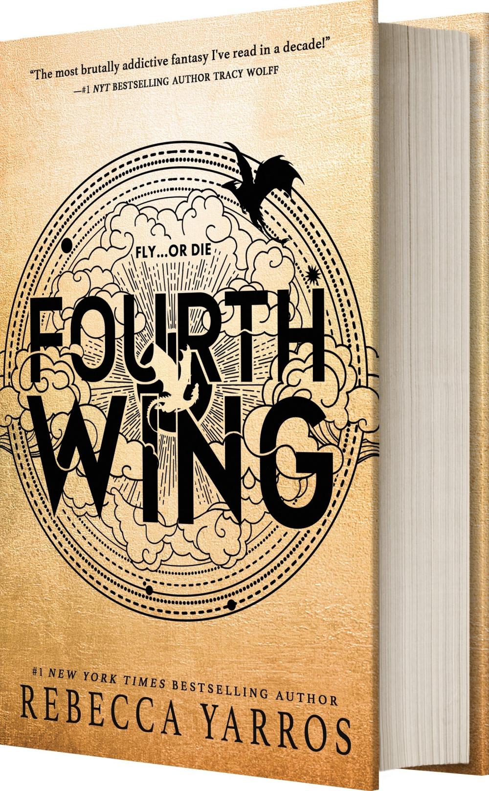 Fourth Wing by Rebecca Yarros book cover
