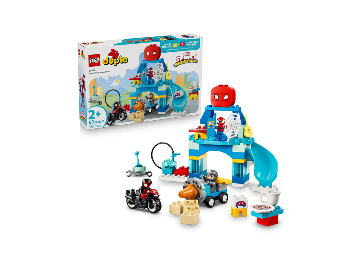 LEGO DUPLO Marvel Team Spidey Webquarters 65-Piece Building Set