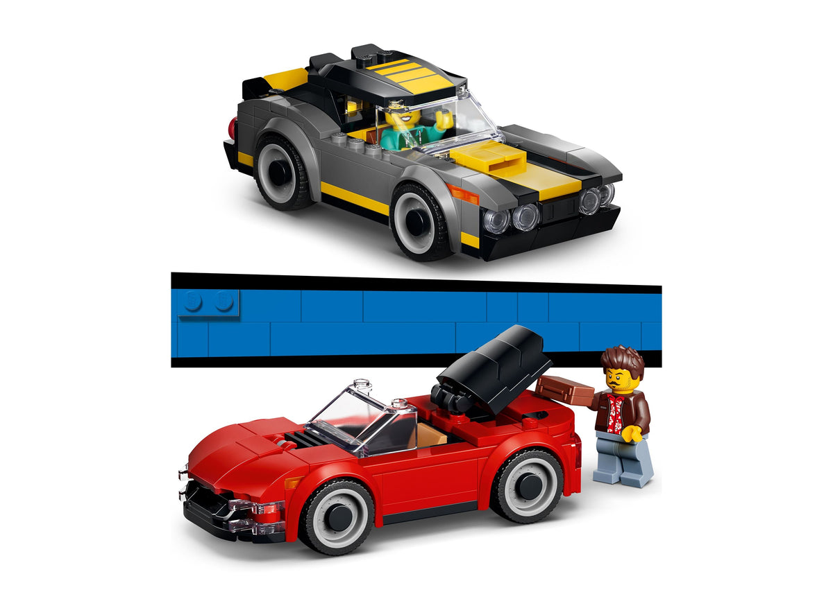 LEGO City Drive-Through Car Wash 583-Piece Building Set