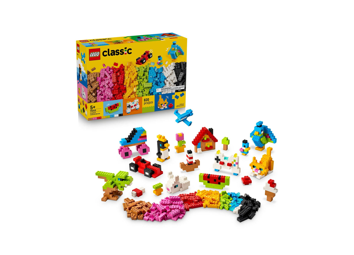 LEGO Classic Creative Colorful Bricks 820-Piece Building Set