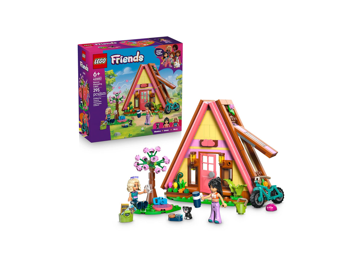 LEGO Friends Nature Glamping Cabin 295-Piece Building Set