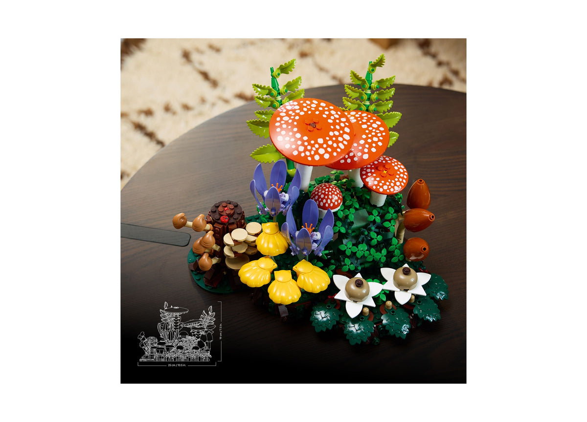 LEGO Botanicals Woodland Mushrooms 806-Piece Building Set