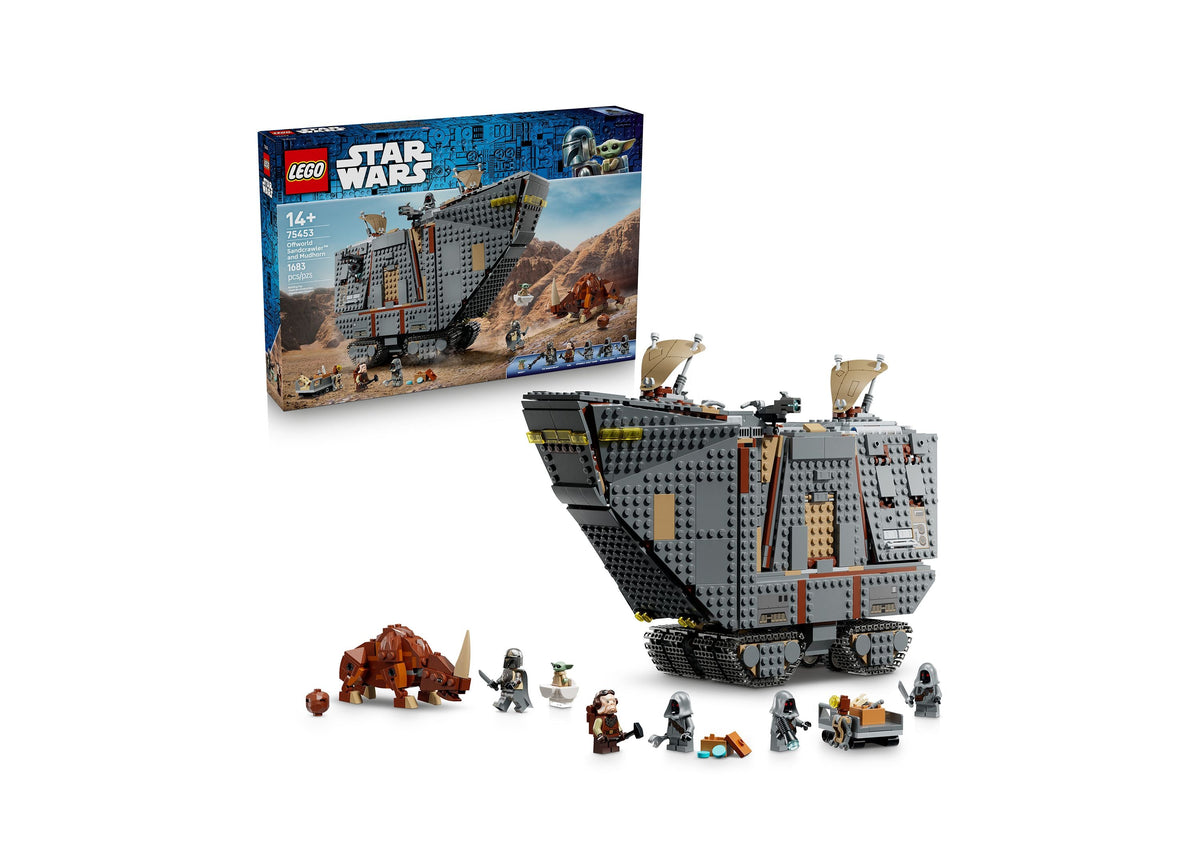 LEGO Star Wars Offworld Sandcrawler and Mudhorn 1683-Piece Building Set