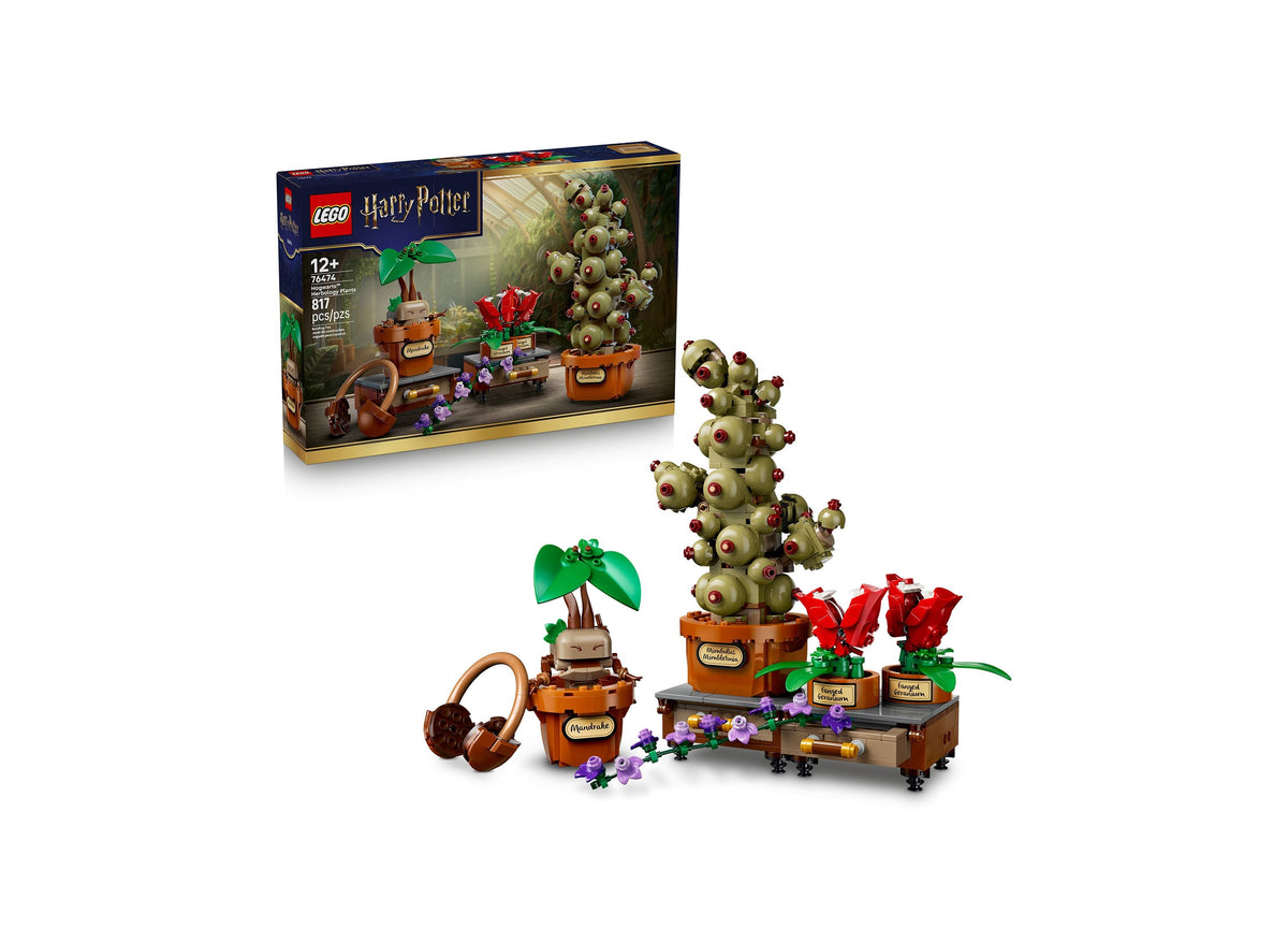 LEGO Harry Potter Hogwarts Herbology Plants 817-Piece Building Set