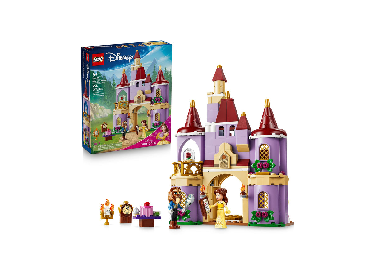 LEGO Disney Princess Belle & The Beast's Enchanted Castle 254-Piece Building Set
