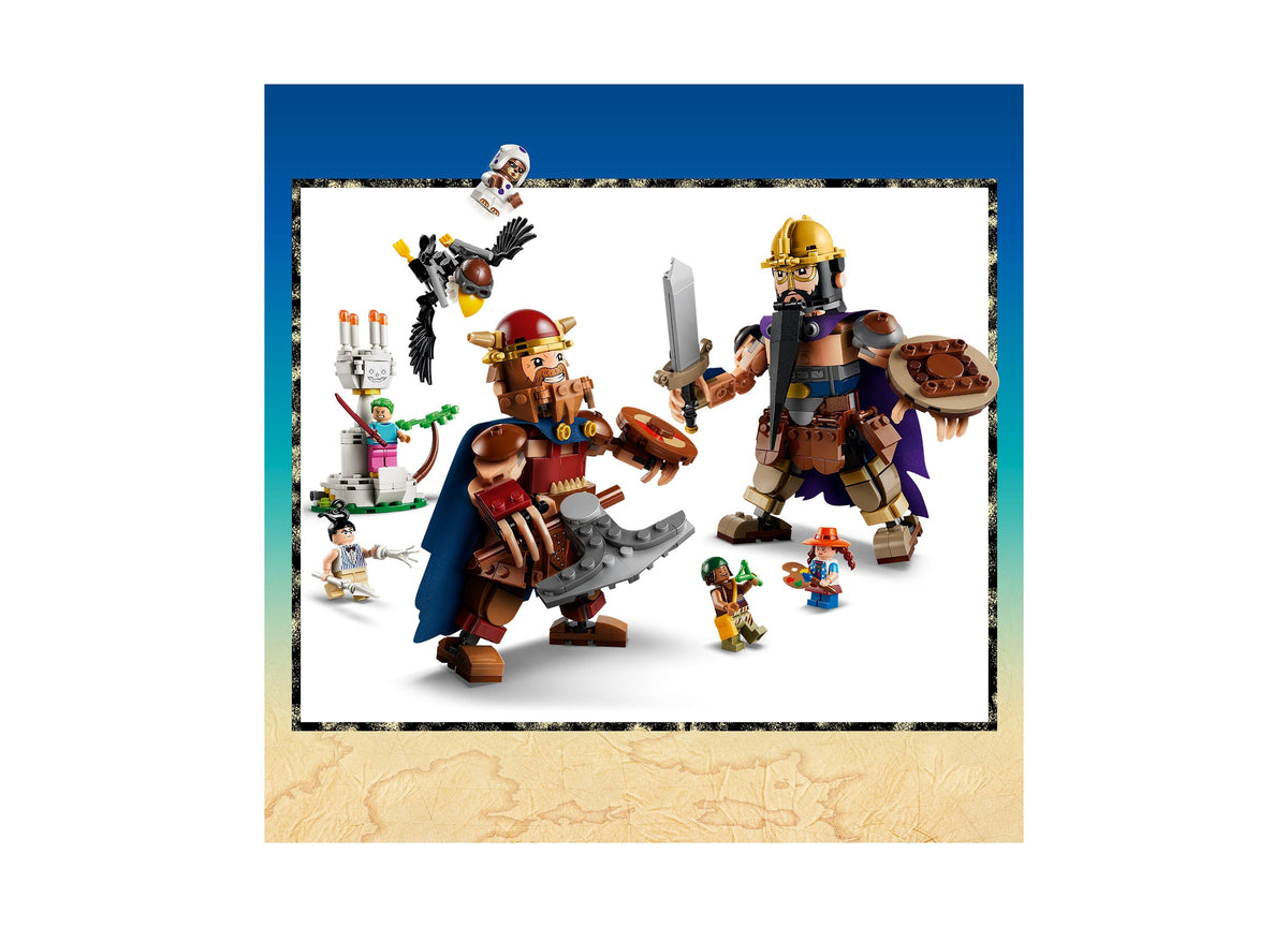 LEGO ONE PIECE Dorry vs. Brogy Giants of Little Garden 733-Piece Building Set