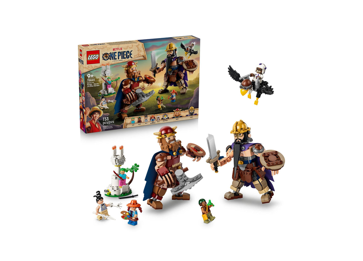 LEGO ONE PIECE Dorry vs. Brogy Giants of Little Garden 733-Piece Building Set
