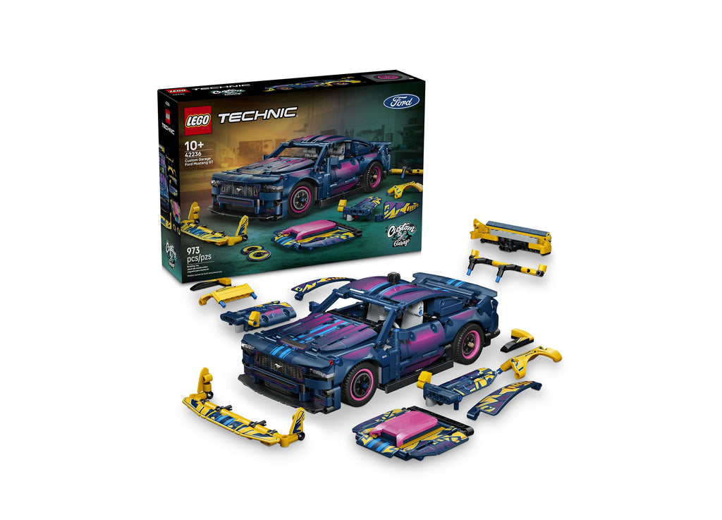 LEGO Technic Ford Mustang GT Custom Garage 973-Piece Building Set