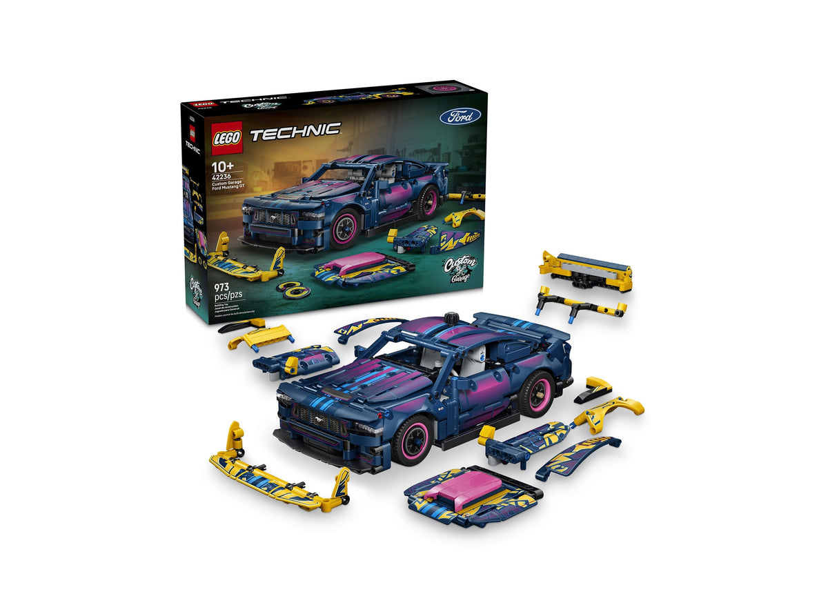 LEGO Technic Ford Mustang GT Custom Garage 973-Piece Building Set