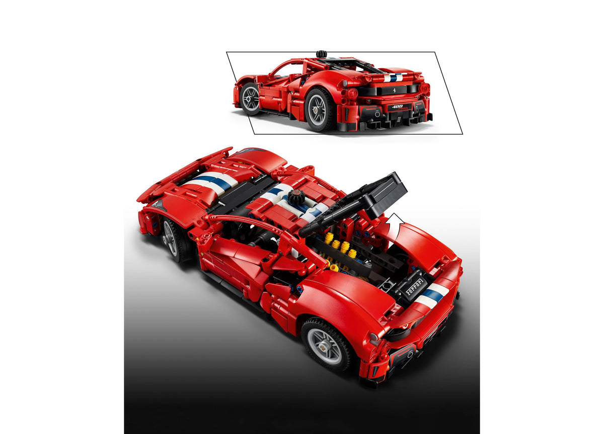 LEGO Technic Ferrari 488 PISTA 882-Piece Building Set