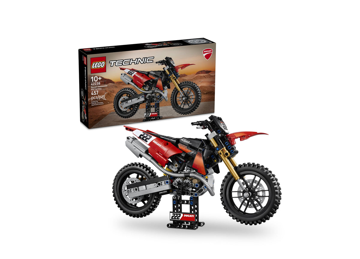 LEGO Technic Ducati Desmo450 MX Factory Motorcycle 457-Piece Building Set