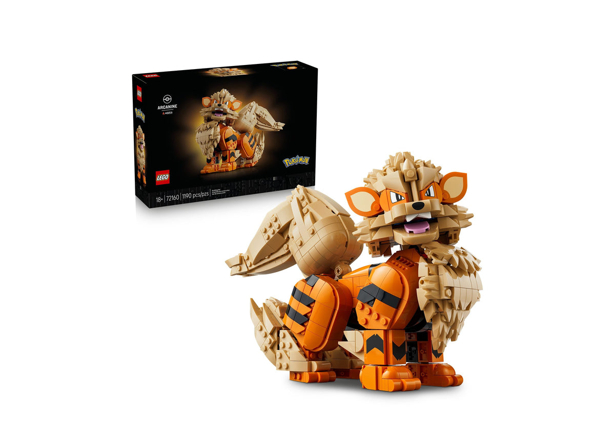 LEGO Pokémon Arcanine 72160 1190-Piece Building Set