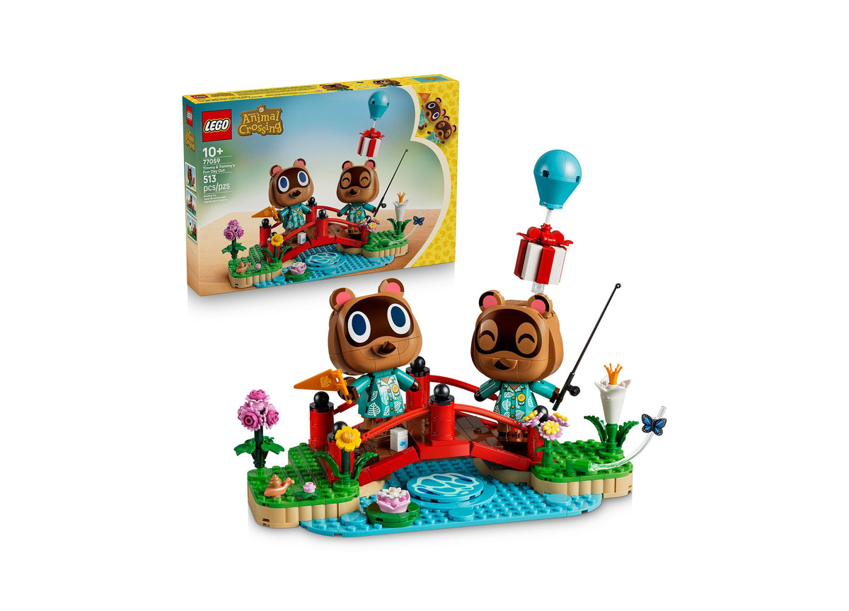 LEGO Animal Crossing Timmy & Tommy's Fun Day Out 513-Piece Building Set
