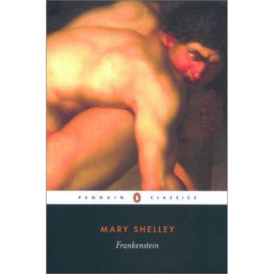 Frankenstein by Mary Shelley book cover