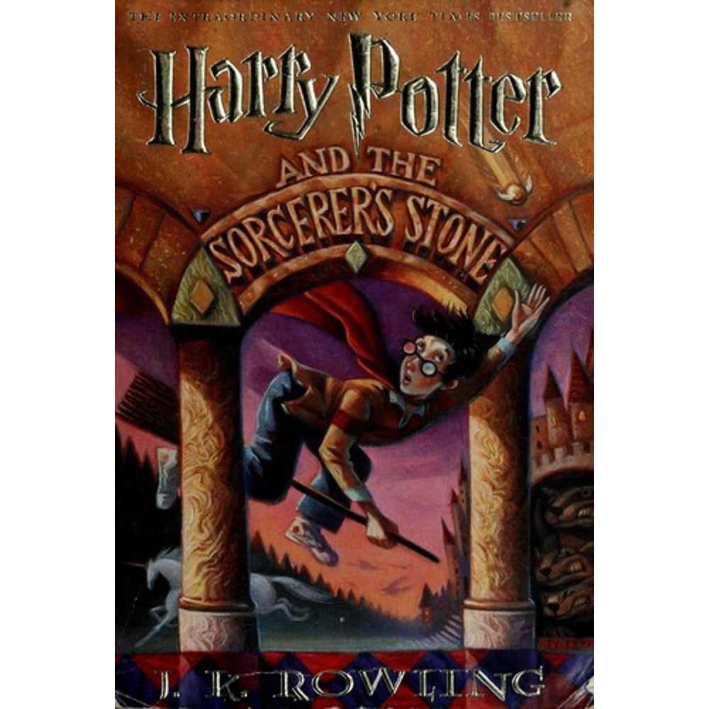 Harry Potter and the Sorcerer's Stone by J. K. Rowling — Paperback cover
