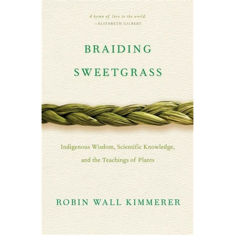 Braiding Sweetgrass by Robin Wall Kimmerer book cover