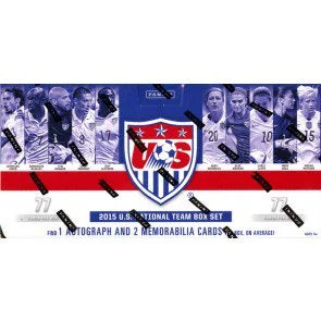 2015 Panini USA Soccer Set Box 75 Cards with Autograph (Ships Sealed Only)