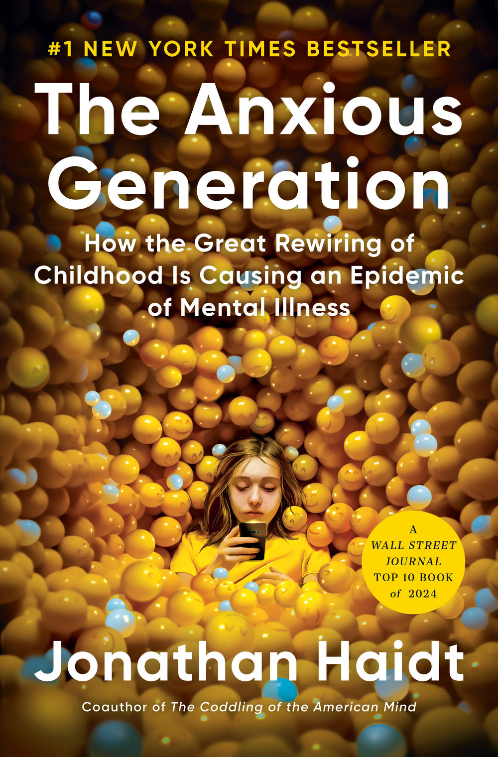 The Anxious Generation — cover, ISBN 9780593655030