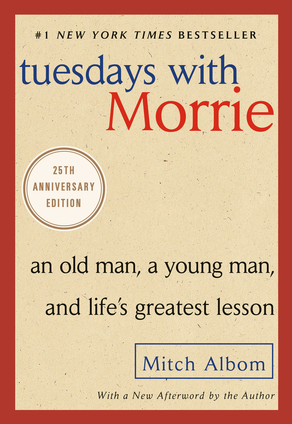 Tuesdays with Morrie — cover, ISBN 9780767905923
