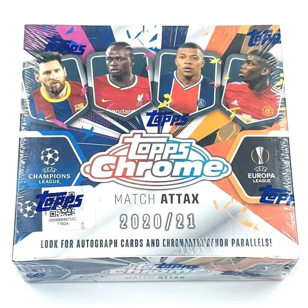 2020-21 Topps Match Attax Chrome Soccer Box (Ships Sealed Only) - D
