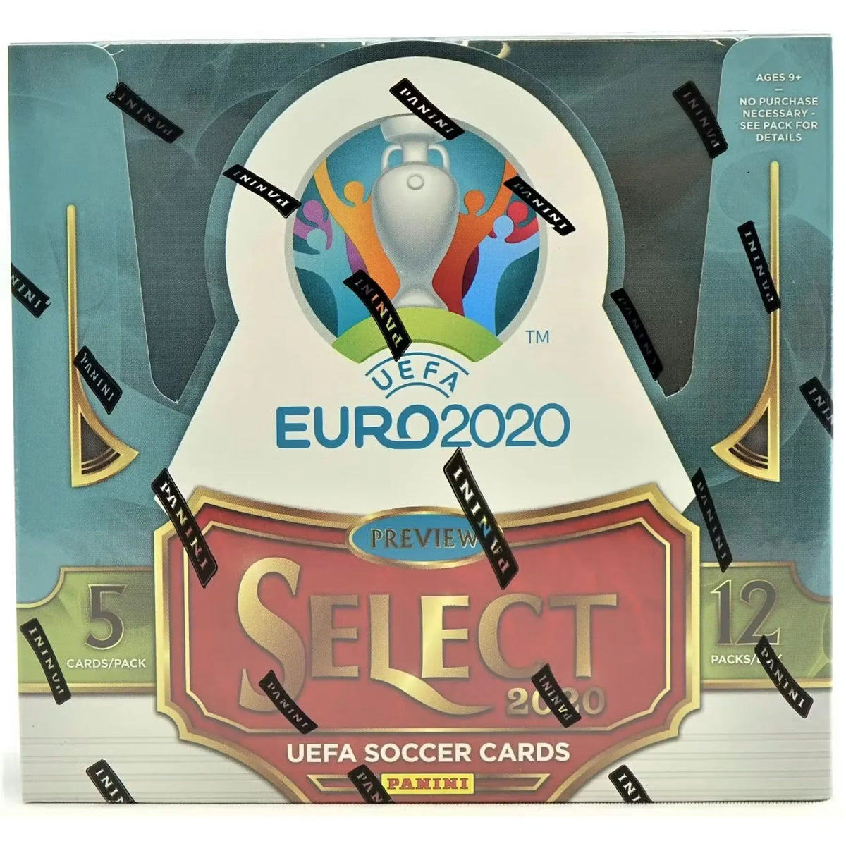 2019-20 Panini Select UEFA Euro Soccer Hobby Box (Ships Sealed Only)
