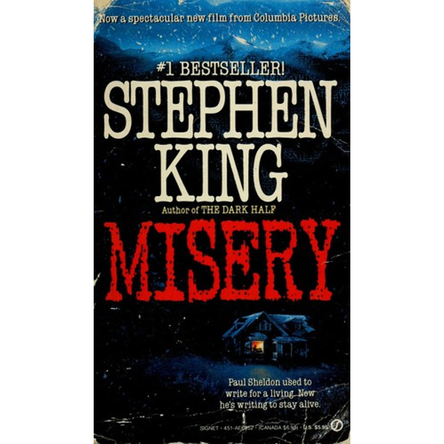 Misery by Stephen King book cover